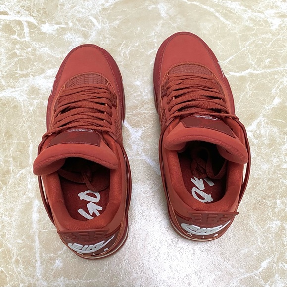 Jordan 4 Retro Brick by Brick -Men's Casual Sneakers Shoes - Picture 8 of 10